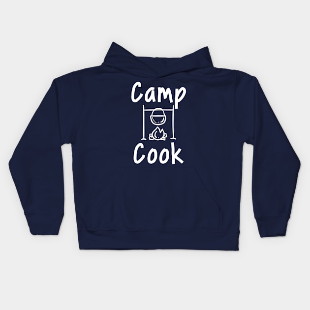 Camp Cook Kids Hoodie by 4Craig